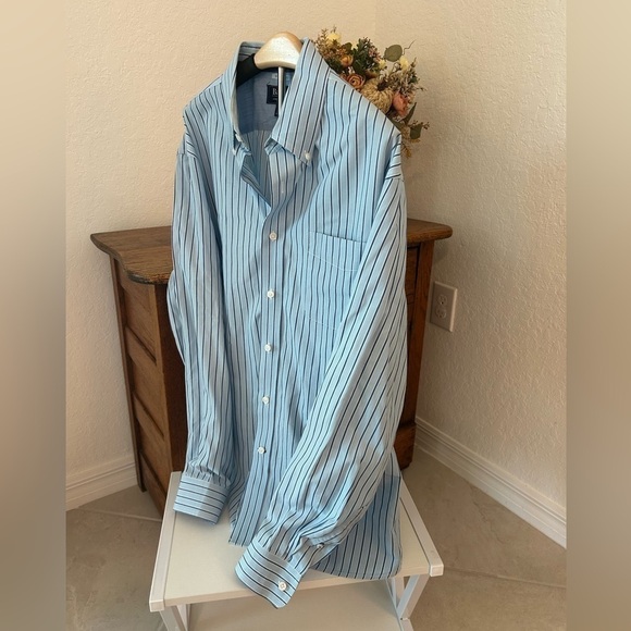 Bass Shirt - Blue with Stripes, Large excellent condition - Picture 2 of 7